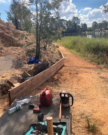 Lake Sambell Walking Track Maintenance March 2021