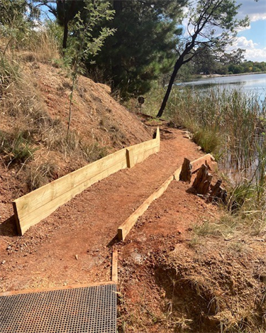 Lake Sambell Walking Track Maintenance March 2021