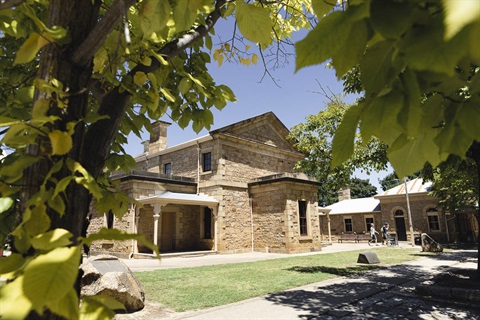 Exterior of Beechowrth Historic Courthouse