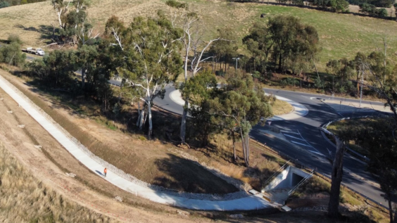 Rail Trail underpass open